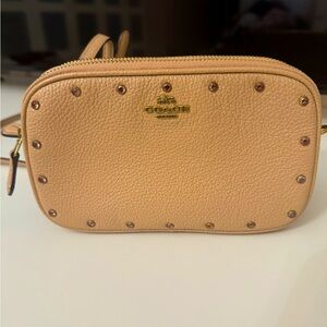 Coach Sadie Crossbody Clutch With Crystal Rivets